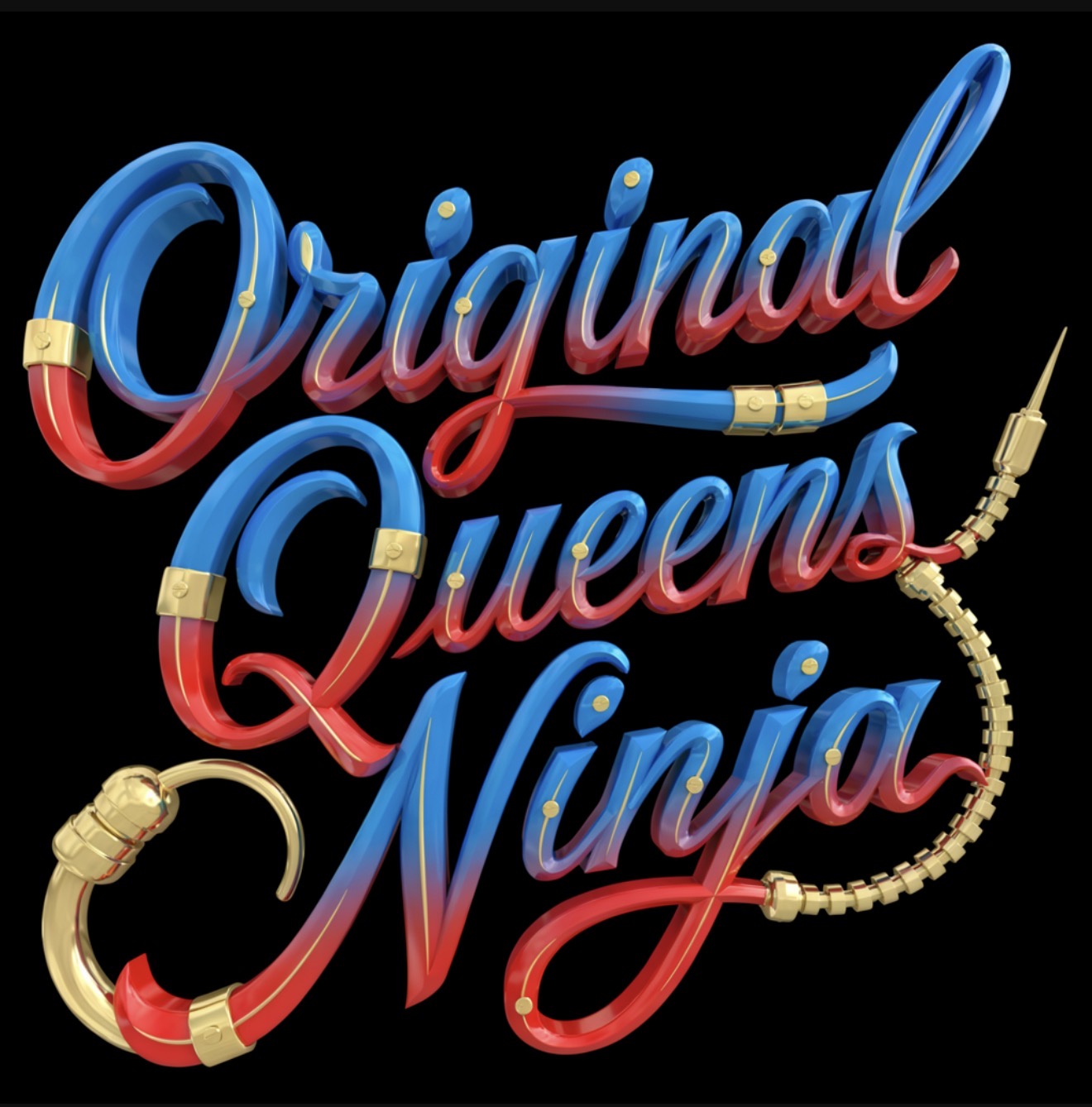 Original Queens Ninja Tee print detail